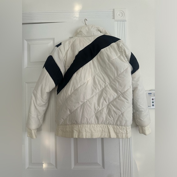 Snow Trails Vintage Down Ski Jacket black and white - Picture 2 of 10